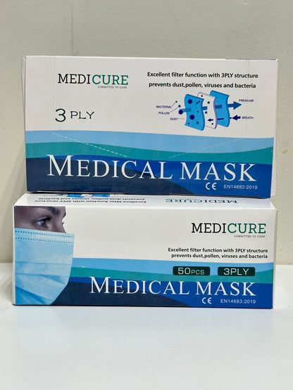 Face Mask Surgical 3ply with ear loop (Pack of 2)