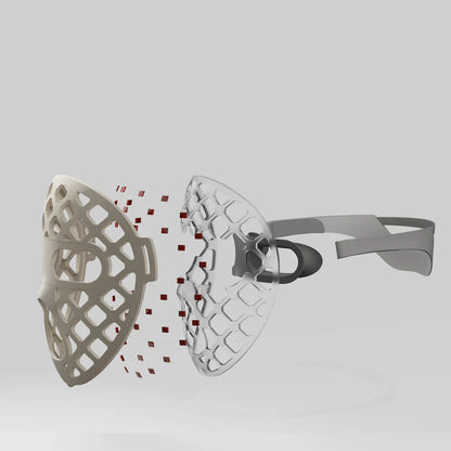 Peachaboo Glo Aurora Silicone LED Light Therapy Mask