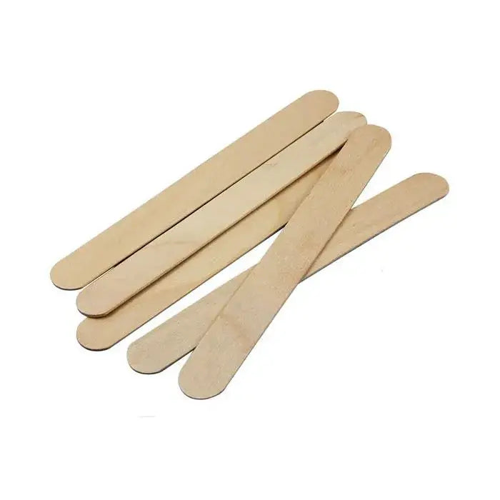 Wooden Tongue Depressor for Laser Device| 100Pcs| Multi Purpose Spatula| Cream Applicator | Sterilized